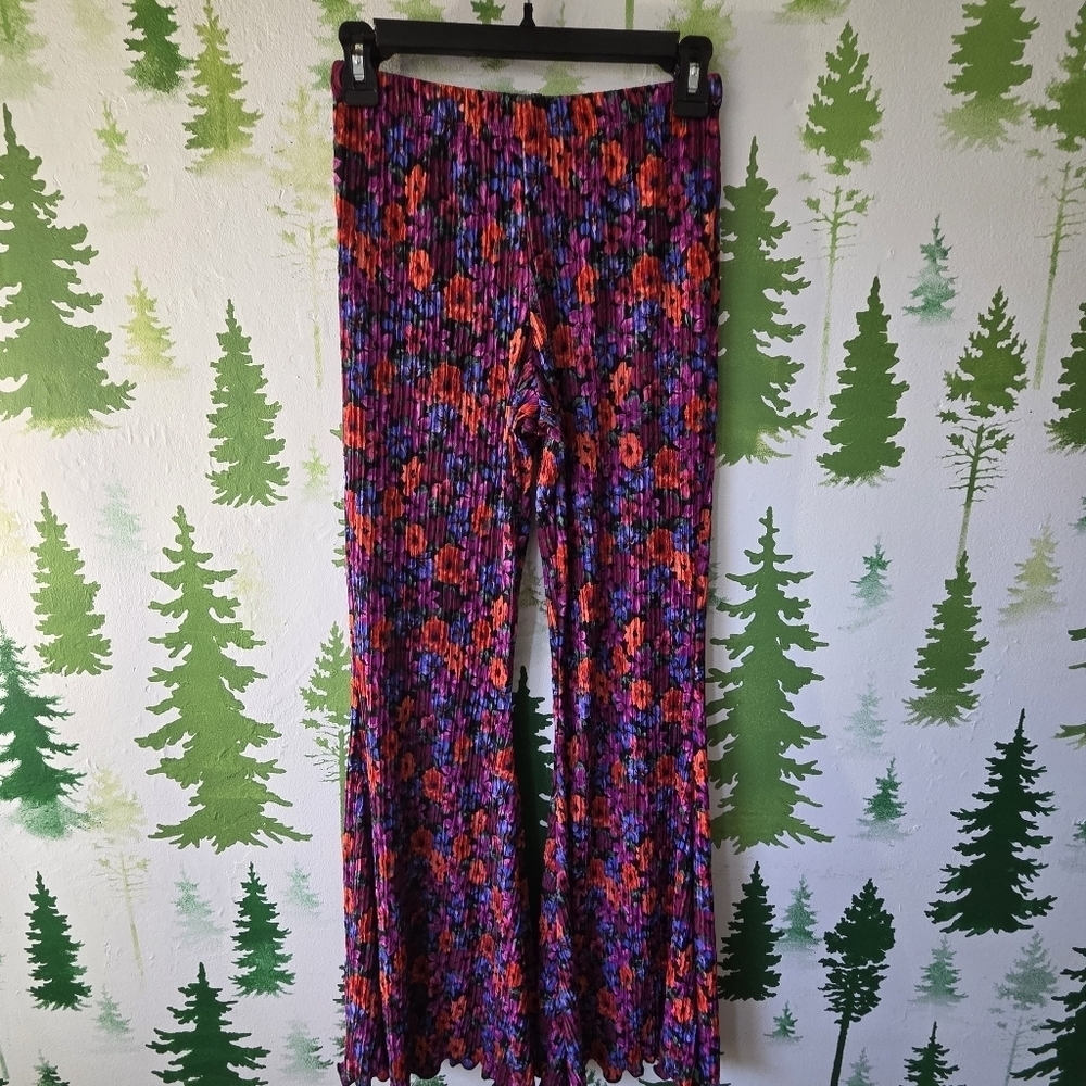 Wild Fable Plisse High Rise Flare Pants